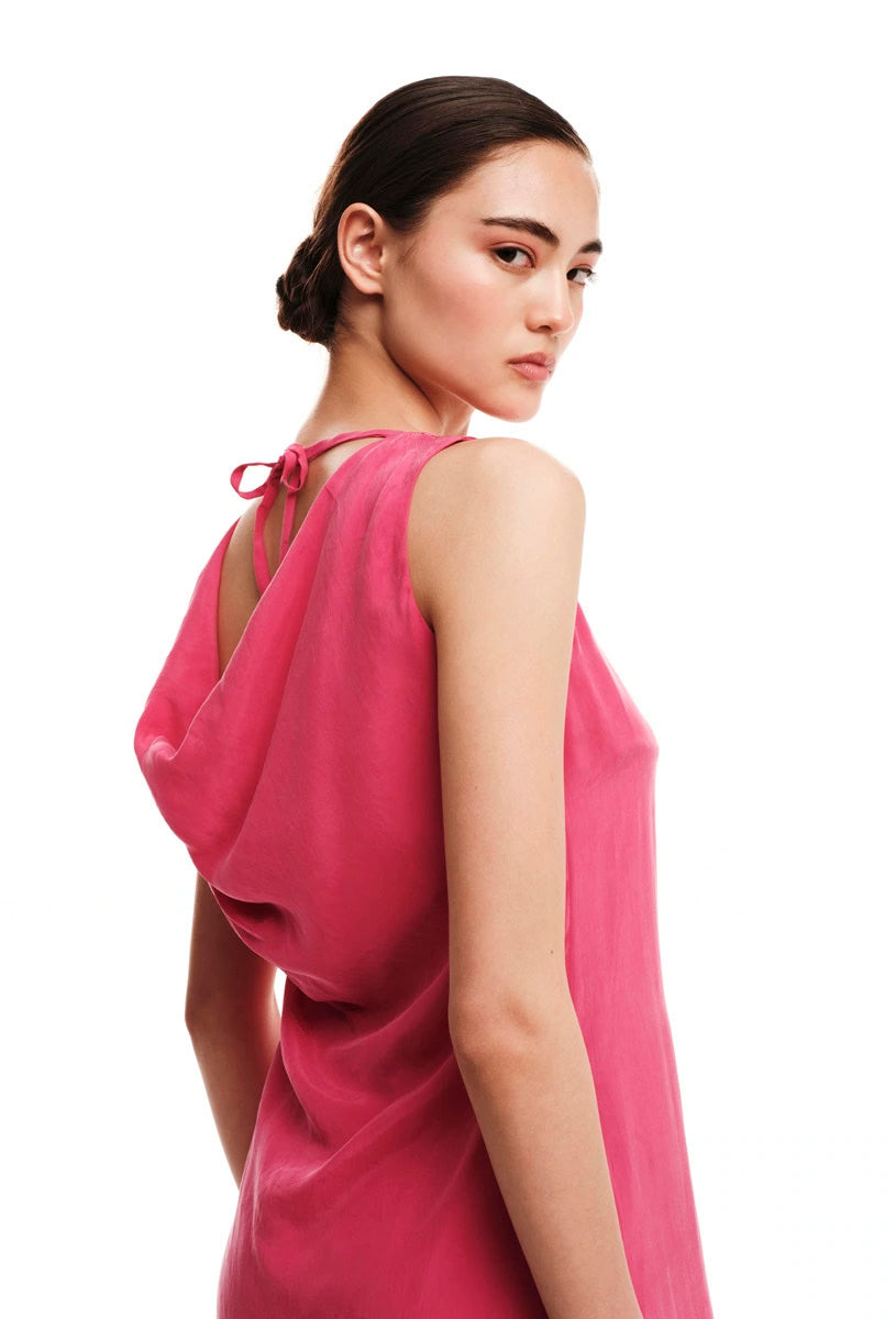 Asymmetrical Dress - Pink