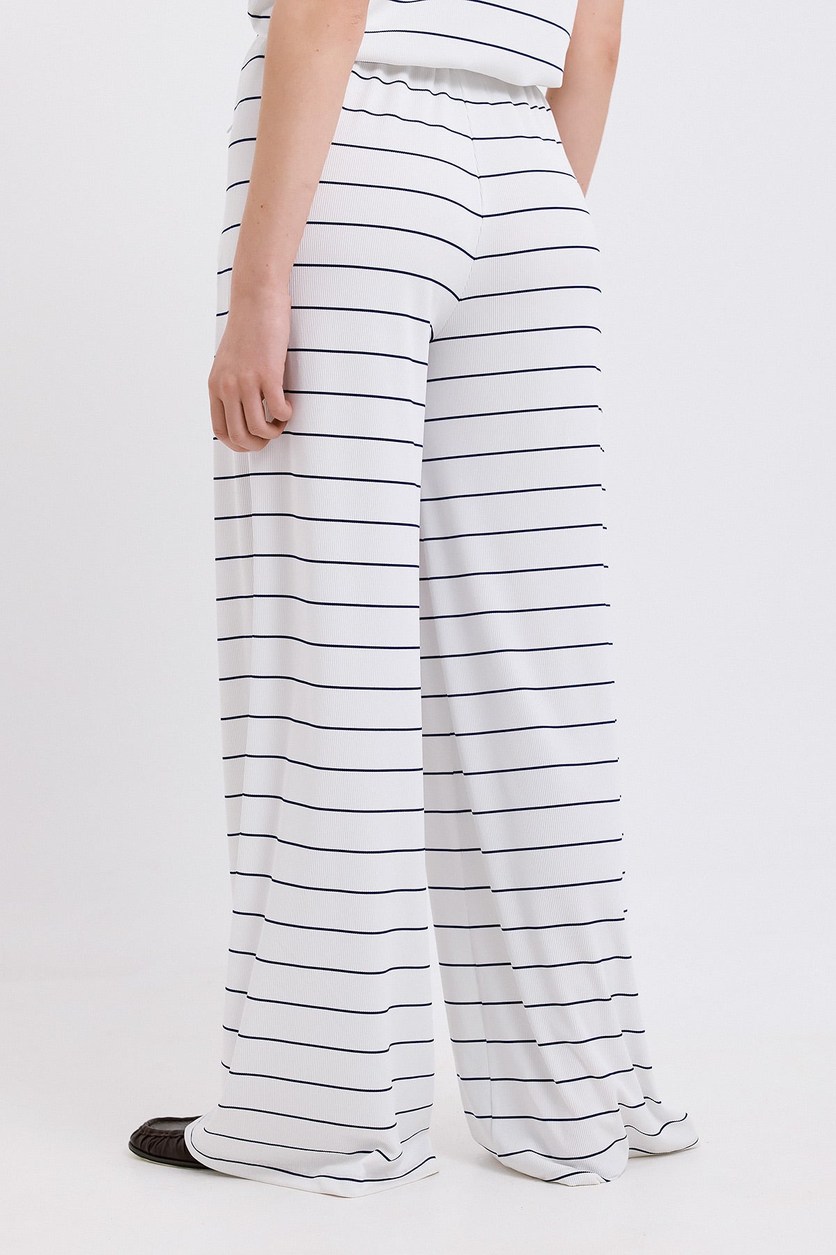 Leia Striped Rib Trousers