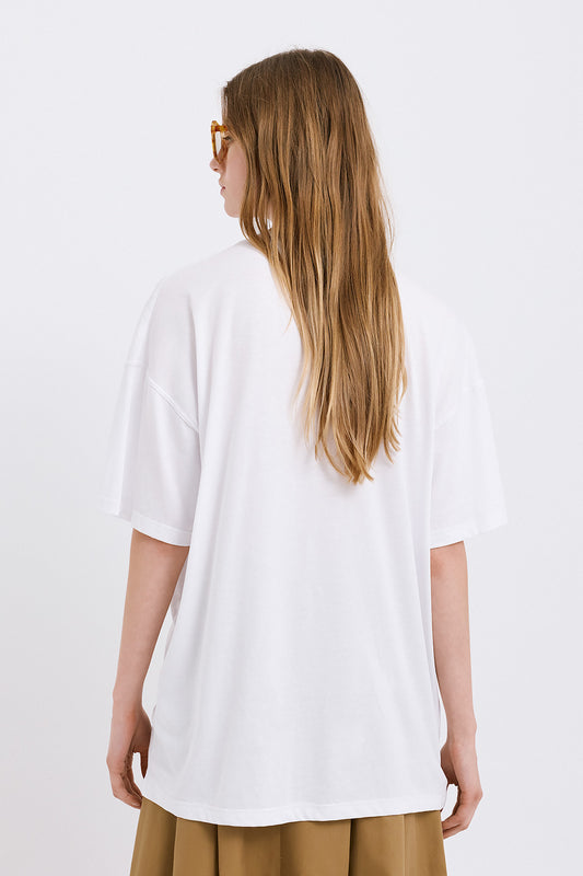 Sequin Cotton T-Shirt