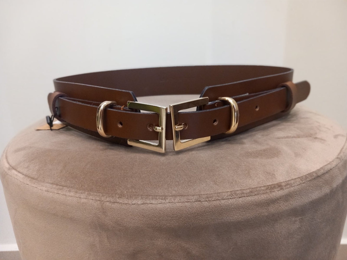 Double Leather Belt