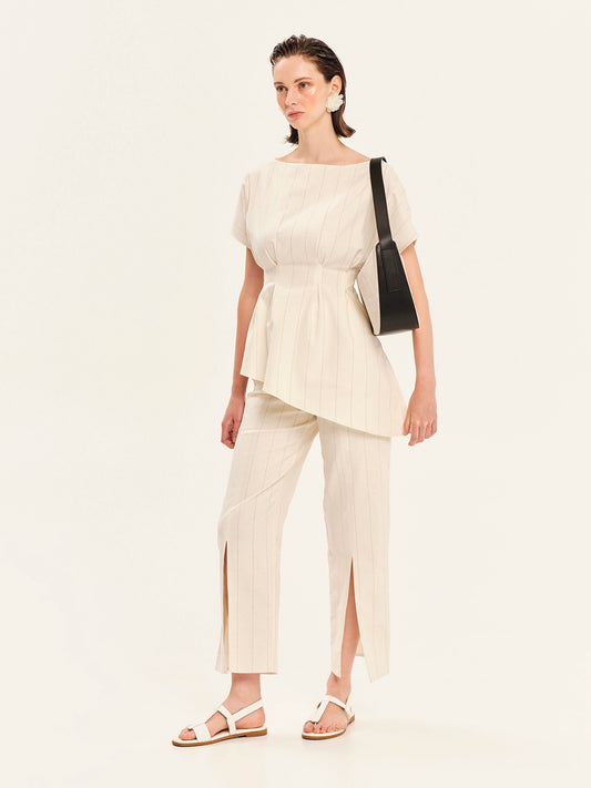Striped Up Straight Pants