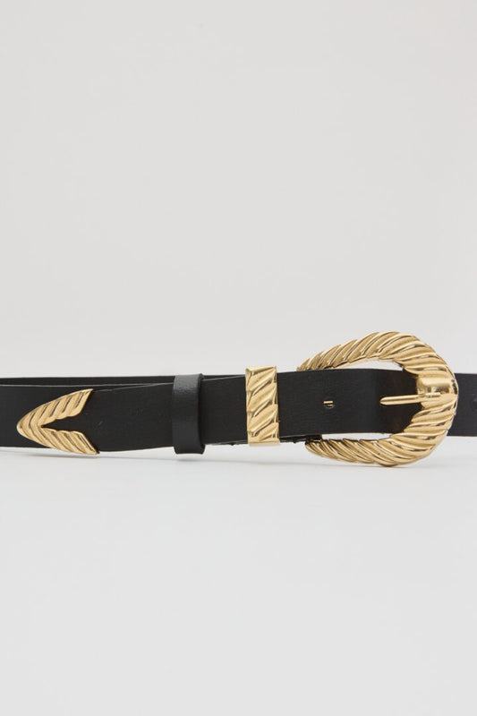 Woven Flow Leather Belt