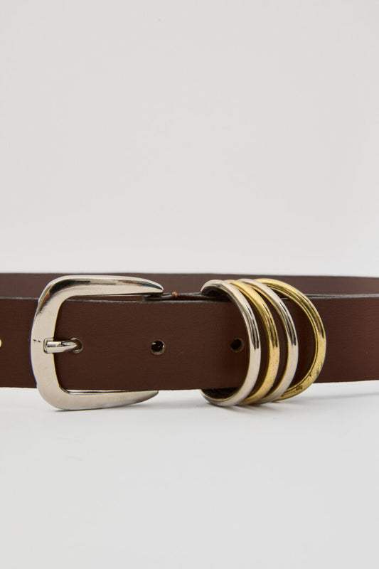 Double Shot Leather Belt