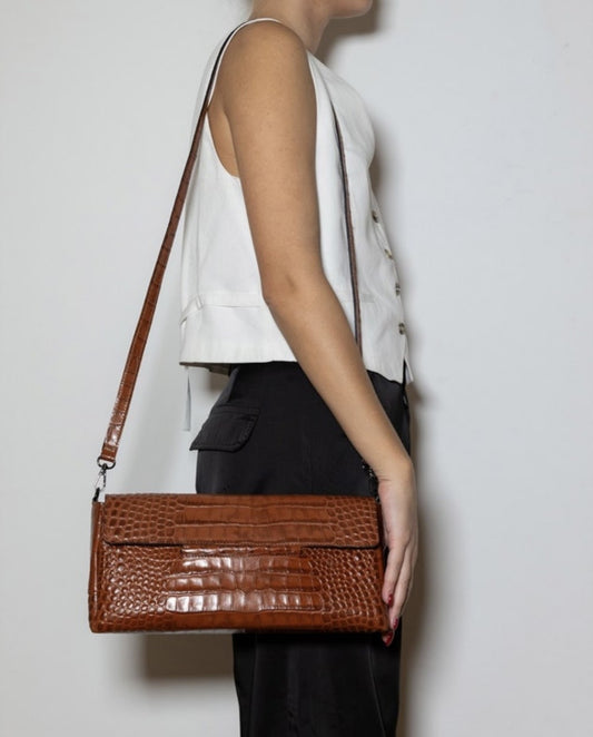 Nova Croco Leather Bag