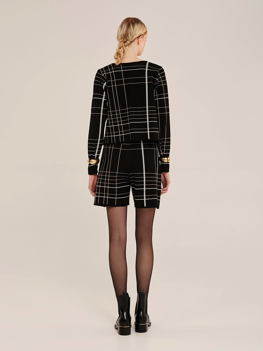Inner Armour - Knit Long Sleeve Crop Blouse