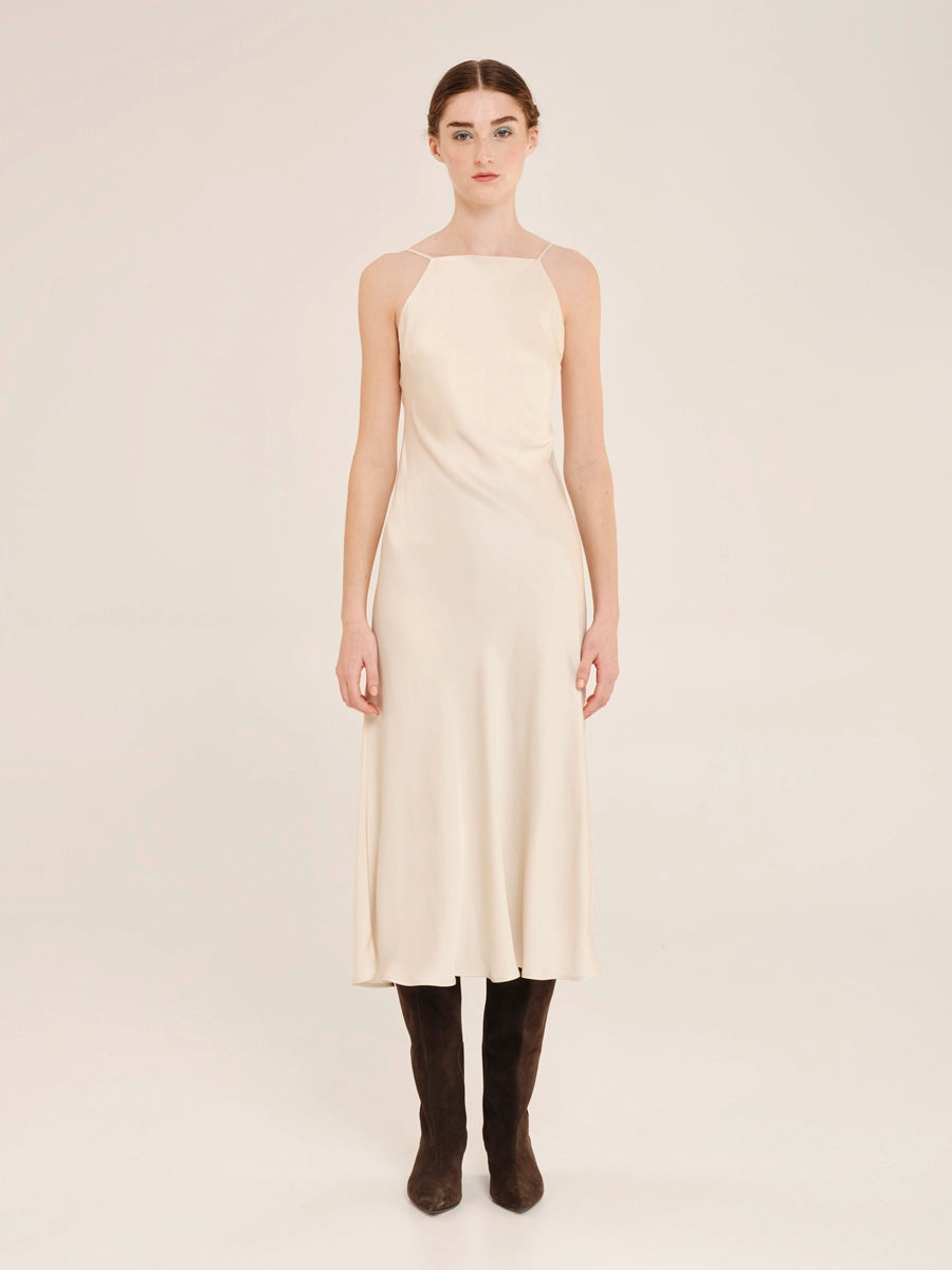 Sleekness Midi Sleeveless Dress