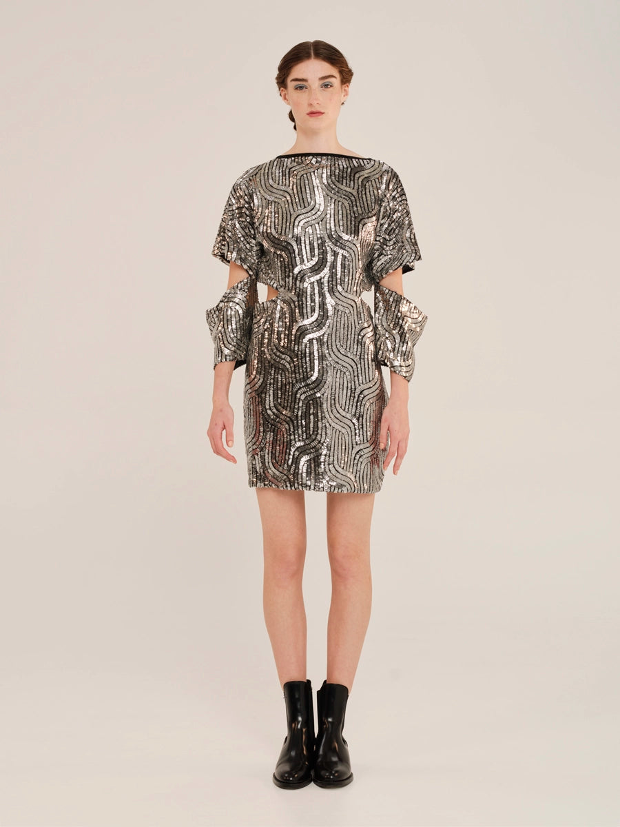 Luminus - Mini Dress with Cut outs