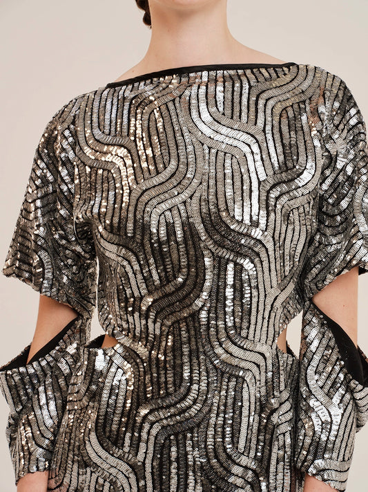 Luminus - Mini Dress with Cut outs