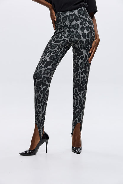 Rowan Leopard Print Stirrup Leggings
