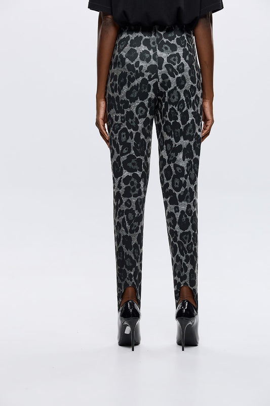 Rowan Leopard Print Stirrup Leggings