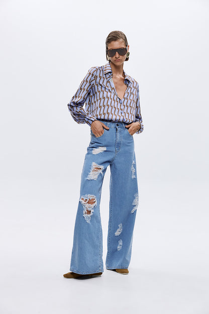 London Satin Shirt
