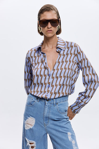 London Satin Shirt