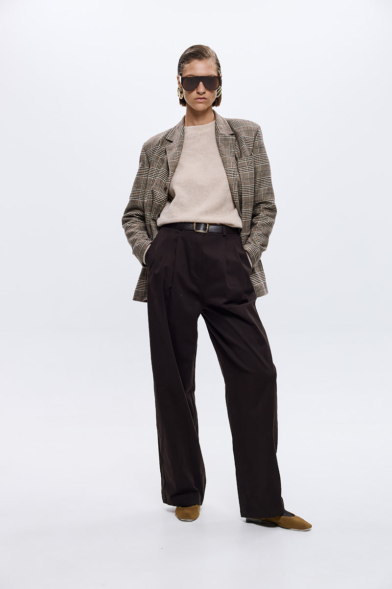 Raisa Dark Brown - Trousers