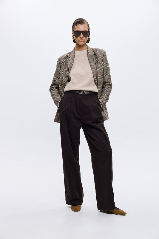 Raisa Dark Brown - Trousers