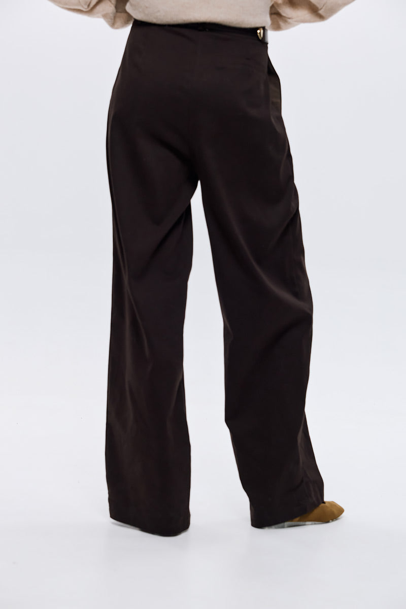 Raisa Dark Brown - Trousers