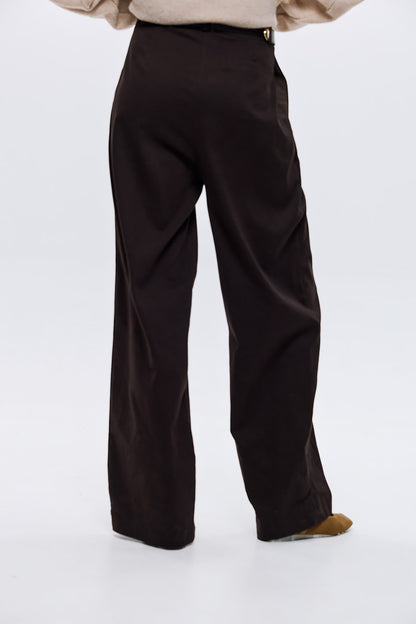 Raisa Dark Brown - Trousers