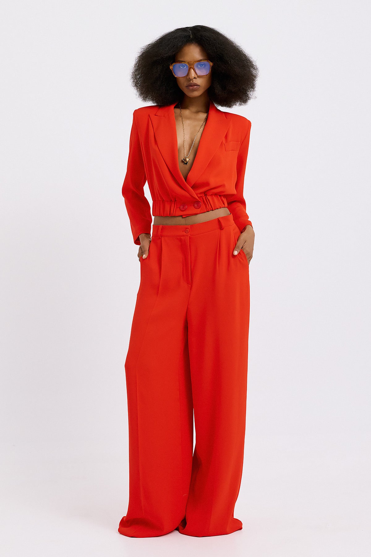Lisa Crepe Blazer
