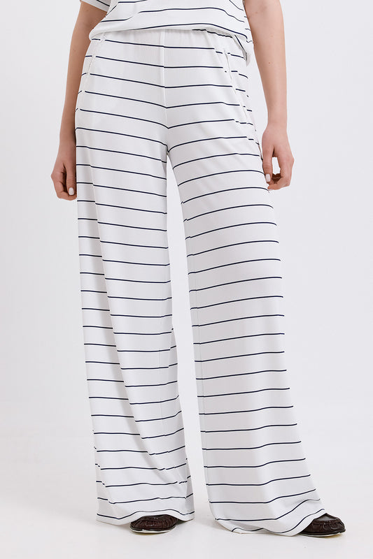 Leia Striped Rib Trousers