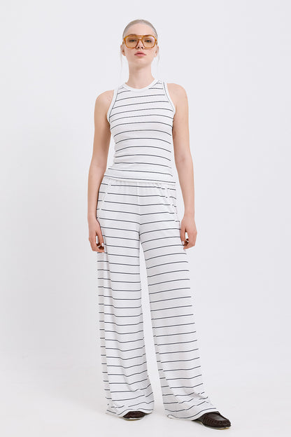 Leia Striped Rib Trousers