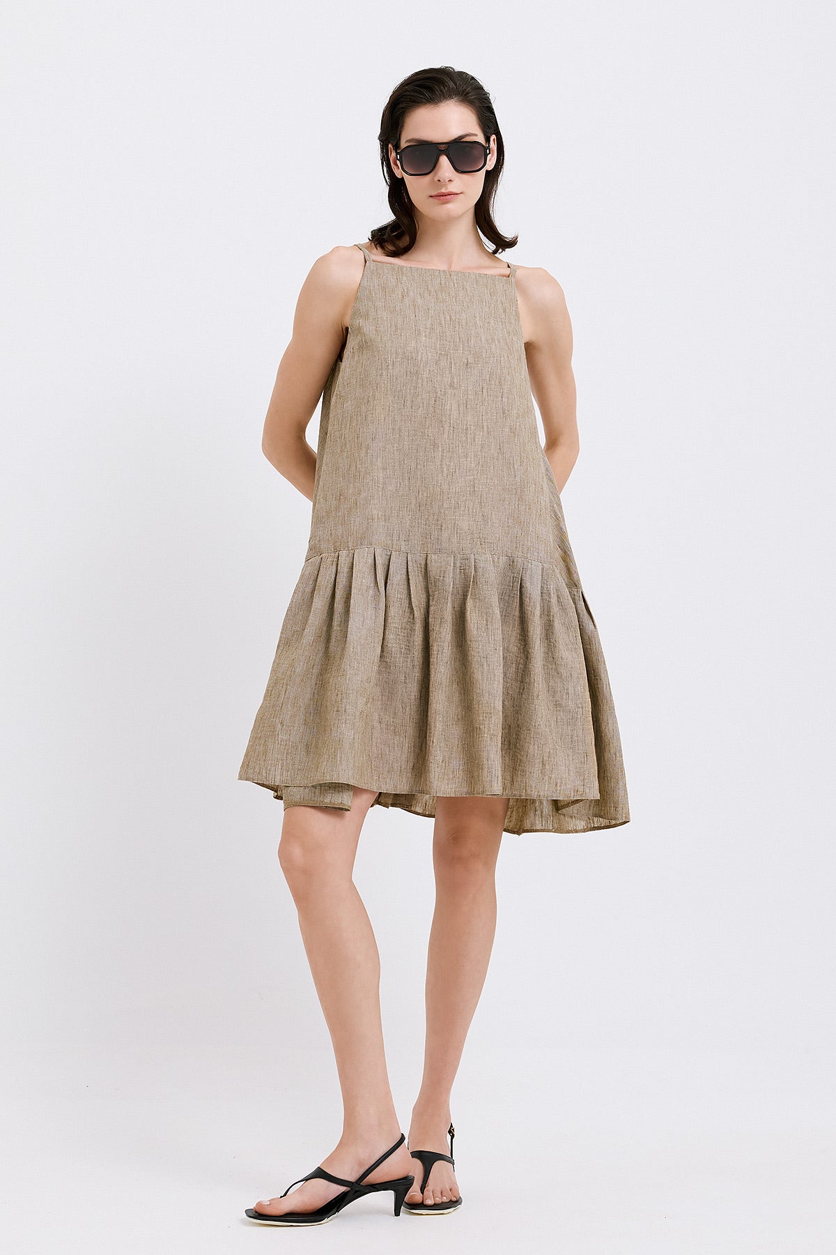 Aura Linen Dress