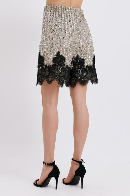 Glow Sequin Shorts