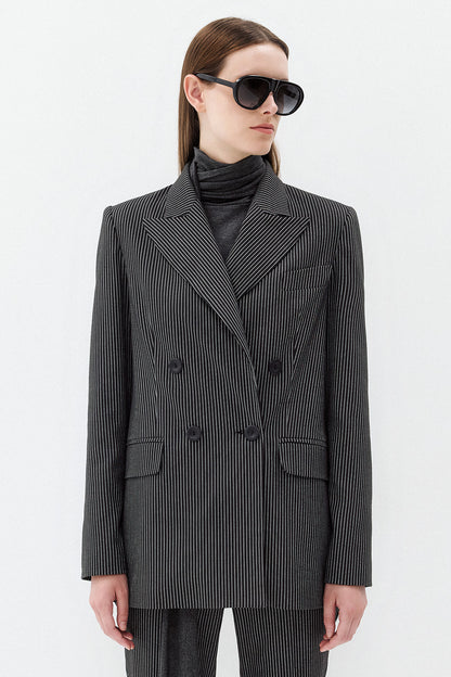 Nancy Tr Striped Blazer