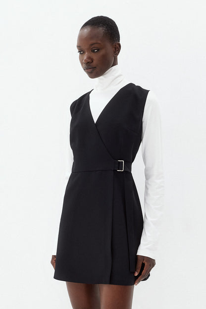 Naila Crepe Mini Dress