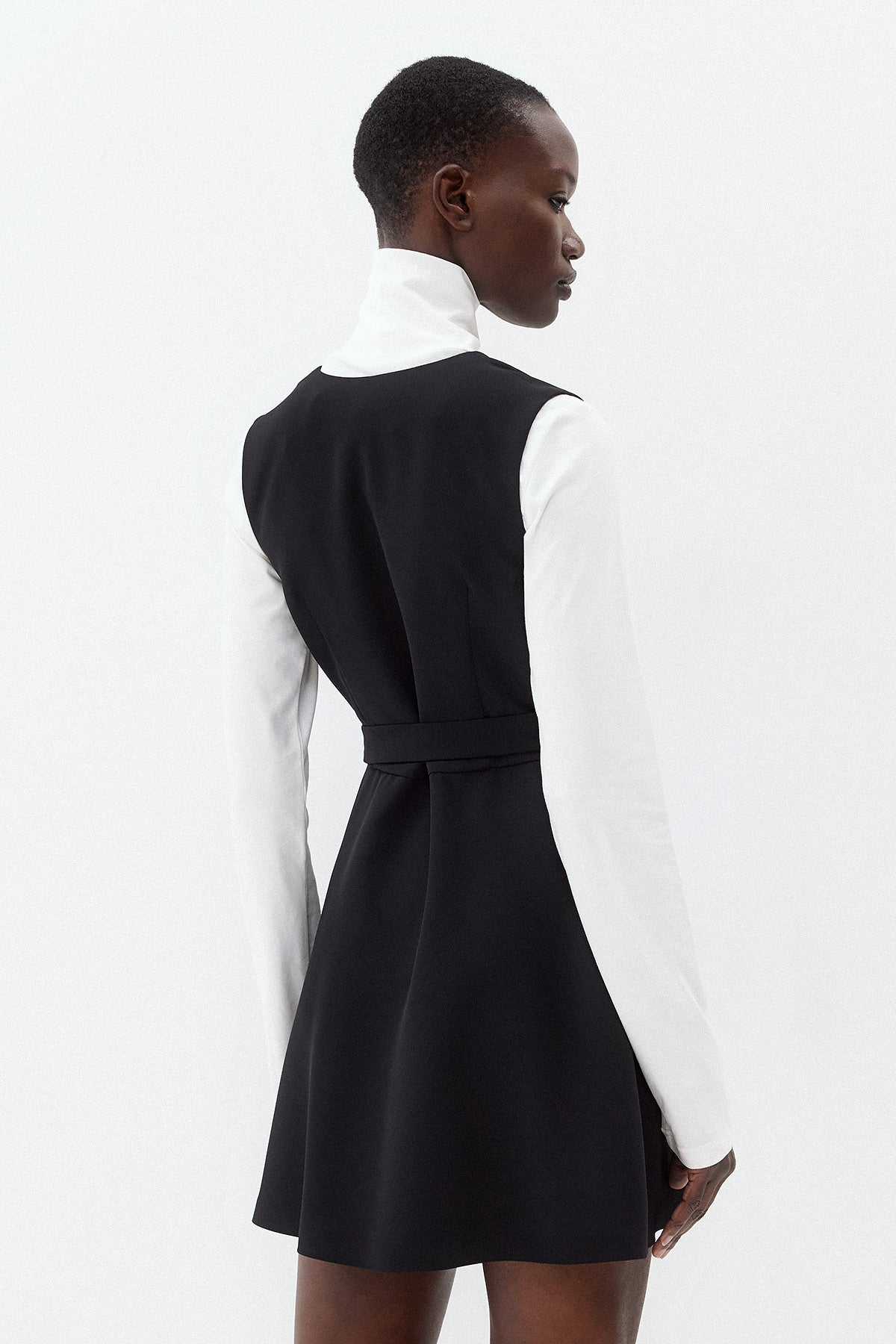 Naila Crepe Mini Dress