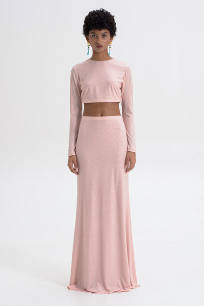 Sequin Maxi Skirt