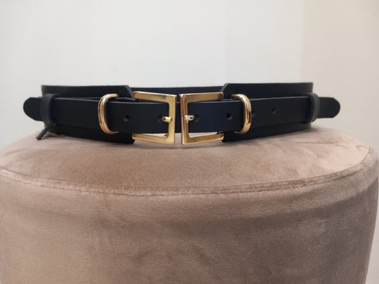 Double Leather Belt