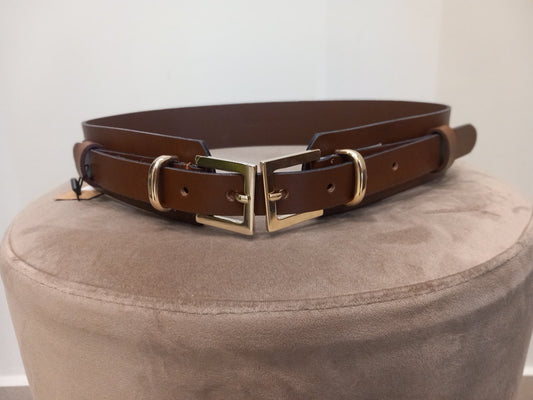 Double Leather Belt