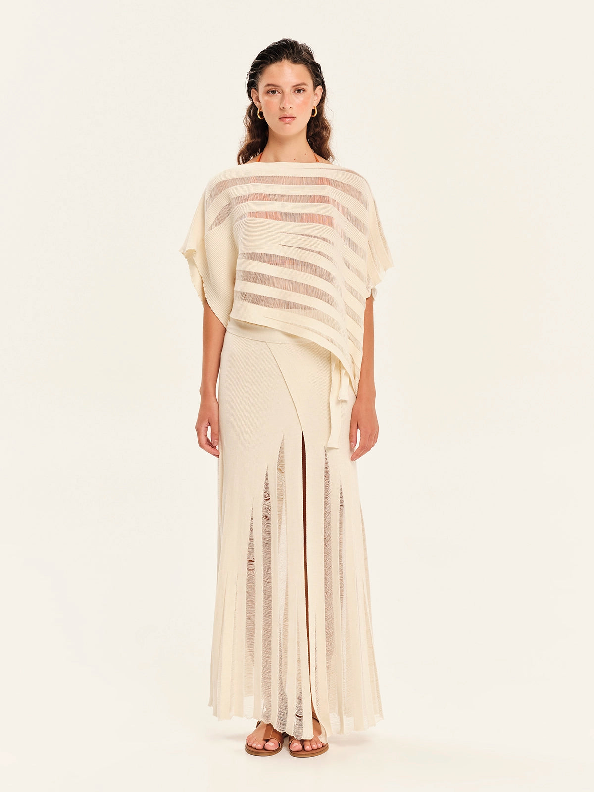 Knit Οversized Αsymmetrical - Τop