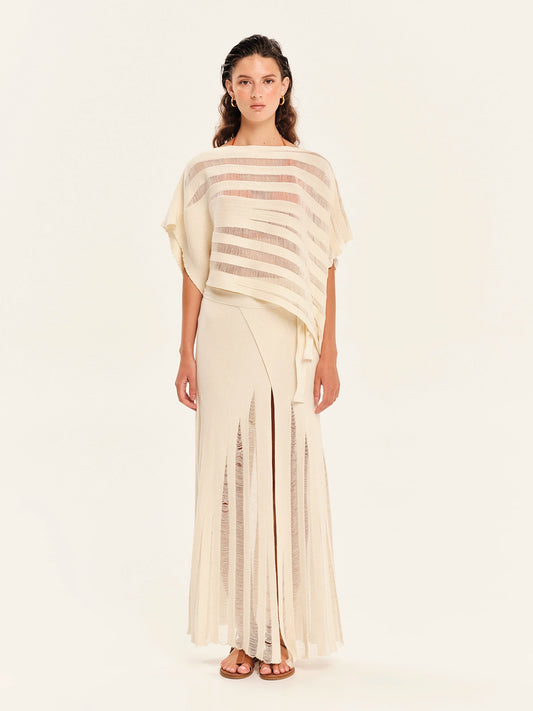 Knit Οversized Αsymmetrical - Τop