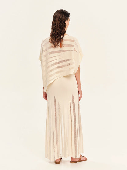 Knit Οversized Αsymmetrical - Τop