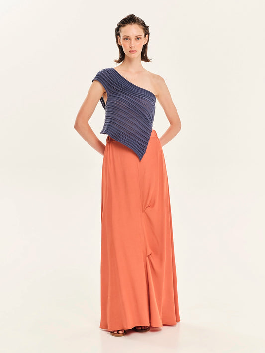 Knitted One-shoulder - Top