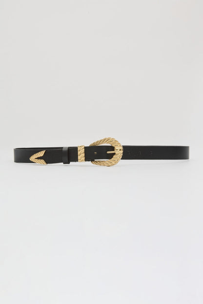 Woven Flow Leather Belt
