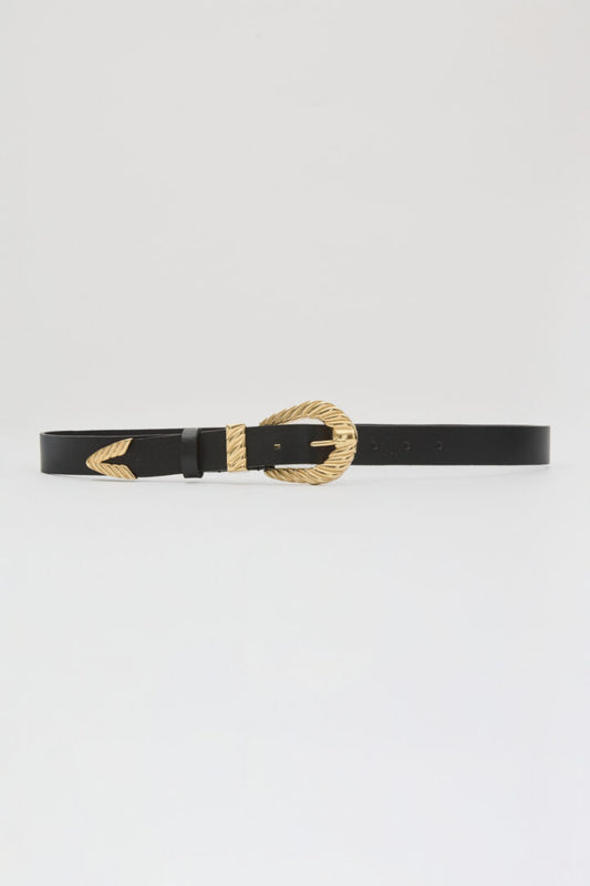 Woven Flow Leather Belt