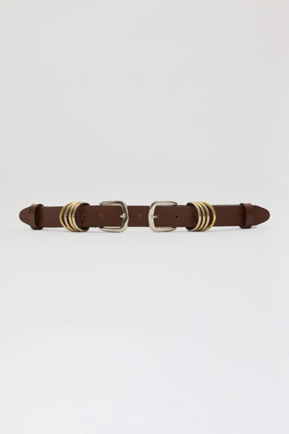Double Shot Leather Belt