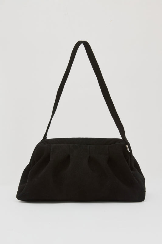 Dimi Suede Clutch - Black